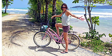 Radfahren in Bocas del Toro, Panama